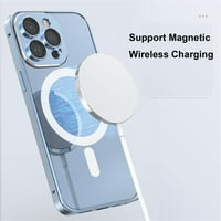 iPhone futrola, alitech kompatibilan sa magsafe punjenjem anti-žutim magnetskim telefonom Clear Mat