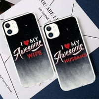 Smiješni pokloni za parove Supruga i supruga Dizajnerski telefon za telefon za iPhone 11 iPhone Pro