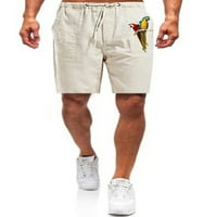 Leuncero Muns Classic Fit Odmori za odmor Lounge Ljetne kratke hlače Ležerne prilike Mini pantalone