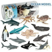 Okeanske figurice za životinje, morske životinjske igračke bogate detalje za porodicu