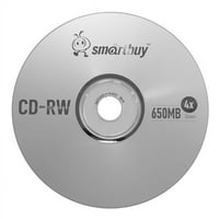 SmartBuy CD-RW 1- 650MB 74min High Speed ​​Logo Reawabial Prazan podatkovni disk