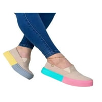 Ritualay Womens Loafer Color Block Dono Ležerne cipele Neklizajuće platforme Platforma Modne udobne