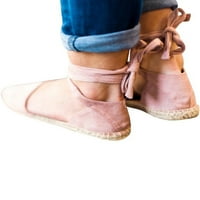 Lacyhop dame Ljeto Udobne udobljene ploče s ravnim sandalama Ženske radove Retro Vintage Cipele Ležerne
