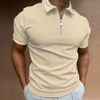 Outfmvch polo majice za muškarce mužjak ljetni ispis majica Elastic Swood ogrlice kratki rukav majica
