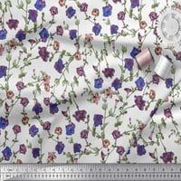 Soimoi pamučna patch patch tkanina odlazi i cvjetne umjetničke tkanine otiske sa dvorištem širom