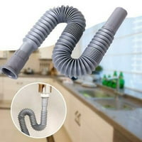 DEEGE fleksibilno i proširivo odvodne cijevi za zamku, univerzalni PVC kut Jednostavna produžna cijev