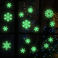 Popust Božićne snježne pahulje svjetlosne naljepnice DIY zidne naljepnice ukras
