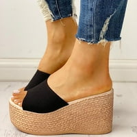 CRTIGD Hlab papuča za žene za žene dame cipele Ljetne modne papuče na plaži Mekane jedine ravne papuče