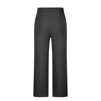 Farstey muške pamučne pantalone sa izvlačenjem elastičnih struka Lounge Pant Roodne fit džepove joggers