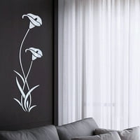 Zidne naljepnice i mirovi 3D DIY Cvjetni oblik akrilne zidne naljepnice Moderne naljepnice ukras