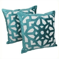 Blažing igle Indijski geometrijski elegantni baršunasti Appli jastuci za bacanje