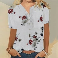 Lopecy-Sta ženski bluze i vrhovi casual božićni poklon žene ljetne casual majica s kratkim rukavima