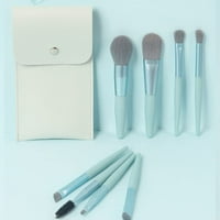 Četke za šminku, profesionalne premium sintetičke četkice sa slatkom kozmetičkom torbom, mini prijenosni