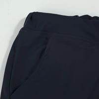 Yueulianxi ženski povremeni džepni džep za crtanje Sport Yoga kratke hlače 7 točaka