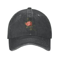 Ljubav crvena ruža Podesiva bejzbol kapa Ženska kape za muškarce Opremljene pamučne trake za bejzbol