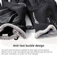 Eleaeleanor Vodootporne i vjetrootporne toplotne rukavice - Zimske ekrane na dodir Topli rukavice -