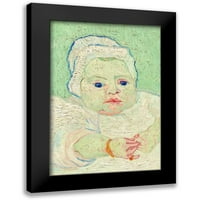 Van Gogh, Vincent crni moderni uokvireni muzej umjetnički print pod nazivom - Roulins Baby