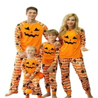Capreze dugih rukava Halloween PJ setovi koji odgovaraju obiteljskih pidžama Set Žene Muškarci Dječji