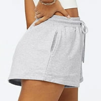 Gr Grianlook Žene Ljetne kratke hlače Kratke vruće hlače Elastična struka Yoga Dame Ležerne mini pantalone
