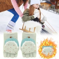 PJTEWAWE Zimska oprema Dječje pletene rukavice Zimske slatke crtane dječake i djevojke Dječji vrtići