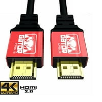 NOVO 4K HDMI 2. Kabel UHD HDTV Ultra HD 2160p 4kx2k HDR 120Hz 18Gbps Dolby HDCP 2. Crvena stopala