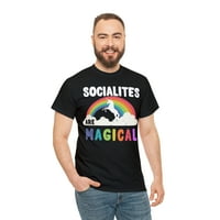 Socijalni su magični unizovani grafički majica