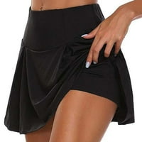 SKSLOEEg Skorts za dame u odjeći nagnutim suknji za tenis Athletic Golf Skorts suknje s kratkim hlačama