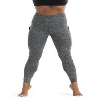 Ženske joge hlače MESH vežbanje na tajice Sportska pantalona Teretana Fitness High Struk Tummy Control