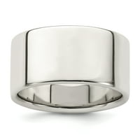 Sterling srebrna ravna veličina vjenčana prstenaste prsten klasik