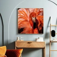 Flamingo Canvas Zidna umjetnost s uokvirenim, umotana galerija umjetnička dekor Dekor moderan ukras