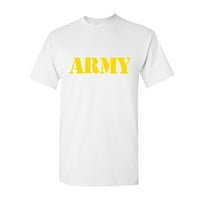 The Thee Hunt Army Majica Vojni vojnik Powier Mia Patriot Roditeljska majica veterana, bijela, 5x-velika