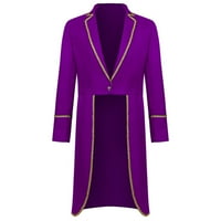 Leesechin jakne za čišćenje žena plus veličine Retro uloge-sviranje kaputa kostim muške srednje dužine