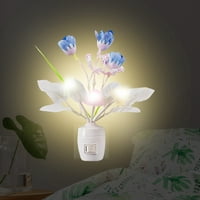 Giligiliso školski pribor za promjenu boje Plug-in LED cvjetni svjetiljke za dječje sobe, spavaće sobe,