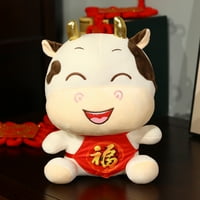 Yoone Nova godina slatka o goveda punjena igračka krava plišani festivalski poklon