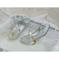 Daeful Kids Princess cipele Sparkle haljina cipele blistaju Mary Jane vjenčanje protiv klizanja lagana