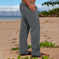 Pejock Big i visoke muške pamučne patvene hlače povremene pantalone elastične struke ravno-fit jogger