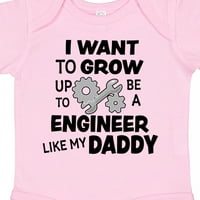 Inktastic Želim da odrastem kao inženjer poput mog oca poklona dječja dječaka ili dječje djece