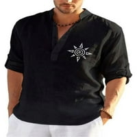 Sanviglor Muns Ljetni vrhovi Dugme Down Bluza V izrez T Košulje Modni pulover Odmor Basic Tee White