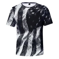 Majica Forth of July, majice za muškarce 3D print T majice Pokloni za dečko donje košnica za muškarce