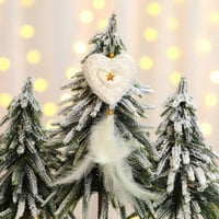 Božićno drvsko dekoracija od drveća Dodajte božićni ambijentni perjanski privjesak za dnevnu sobu Dekoracija