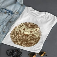 Uvijena u majica za ježuće žene -Image by shutterstock, ženska XX-velika