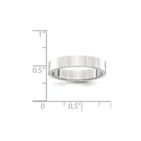 Bijeli sterling srebrni prsten za venčanje Standard Standard Stan