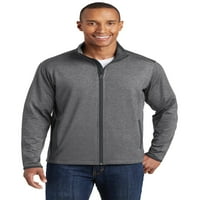 Sport-Tek St Sport-Wick Stretch Contrast sa punim zip jaknom