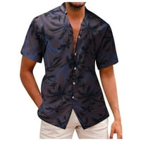 Outfmvch s dugih rukava za muškarce Ljetna modna majica za slobodno vrijeme uz more na plaži Havajska