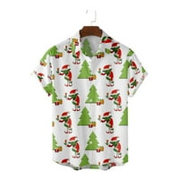Božić Grinch Muns Božić Casual majica s kratkim rukavima Havajska majica