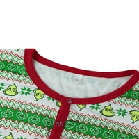 Sunsery Božić Family Pajamas Podudaranje postavljenih Xmas PJS za odrasle djece za spavanje za bebe