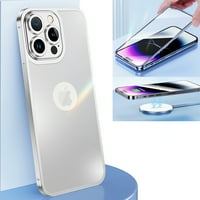 Za slučaj iPhone PRO MA sa ugrađenim zaštitnikom zaslona, ​​metalni aluminijski branik od legure punog