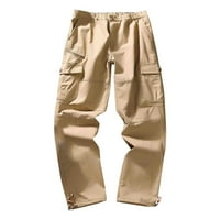 Sanbonepd muns modni casual multi džepne kopče sa zatvaračem muške teretne hlače na otvorenom hlače