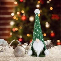 Clearsance Božićni plišani gnome ukras, božićna lica lutka Rudolpki viseći dekor za spavaću sobu dnevni