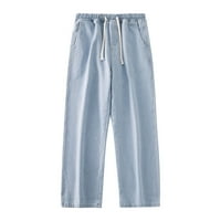 Xinqinghao casual pantalone muške jesenske zimske casual pantalone sa džepom modne duge hlače traperice